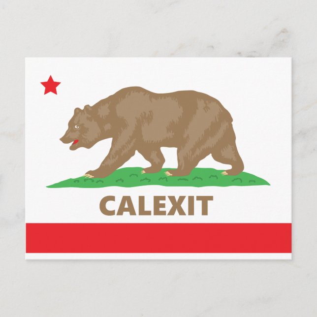 Calexit Postkarte (Vorderseite)