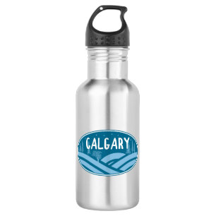Calgary Alberta im Freien Edelstahlflasche