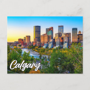 Calgary, Alberta, Kanada Postkarte