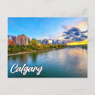 Calgary, Alberta, Kanada Postkarte