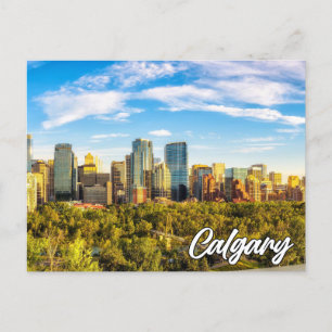Calgary, Alberta, Kanada Postkarte