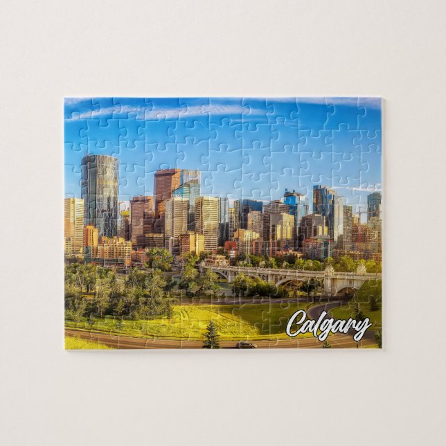 Calgary, Alberta, Kanada Puzzle (Horizontal)