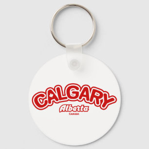 Calgary-Blatt Schlüsselanhänger