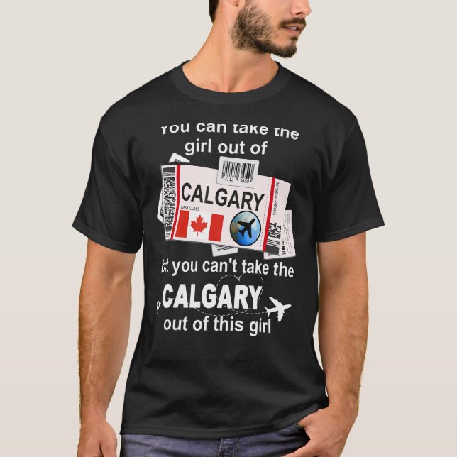 Calgary Boarding Pass Calgary T-Shirt (Vorderseite)