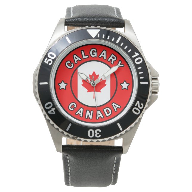 Calgary Canada Armbanduhr (Vorderseite)