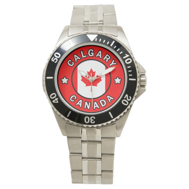 Calgary Canada Armbanduhr (Vorderseite)
