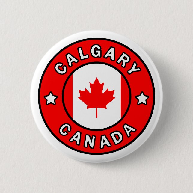 Calgary Canada Button (Vorderseite)