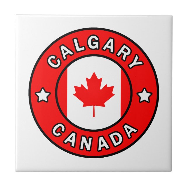 Calgary Canada Fliese (Vorderseite)