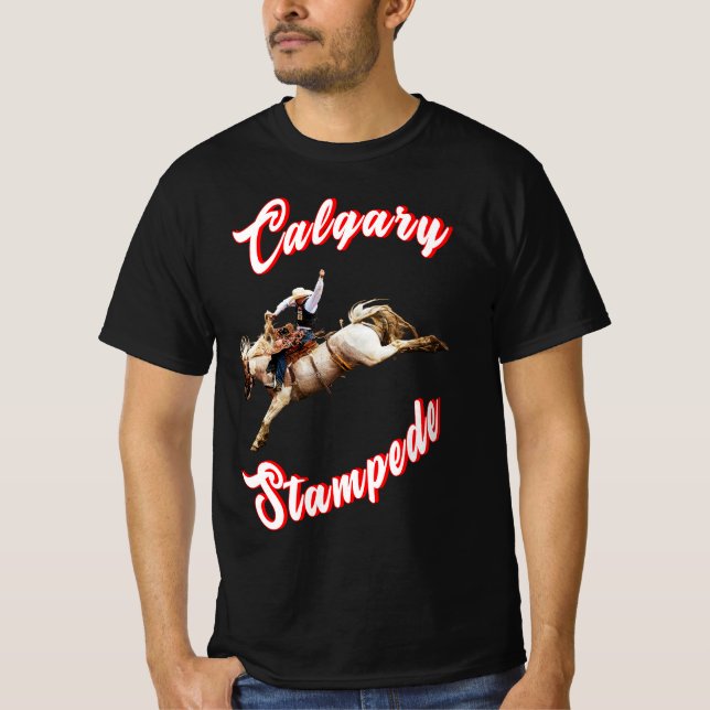 Calgary Canada Hourse July Riders Calgary Stampede T-Shirt (Vorderseite)
