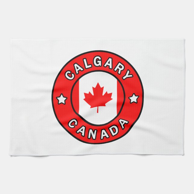 Calgary Canada Küchentuch (Horizontal)