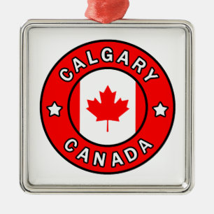 Calgary Canada Ornament Aus Metall