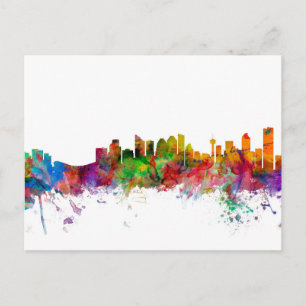 Calgary Canada Skyline Postkarte