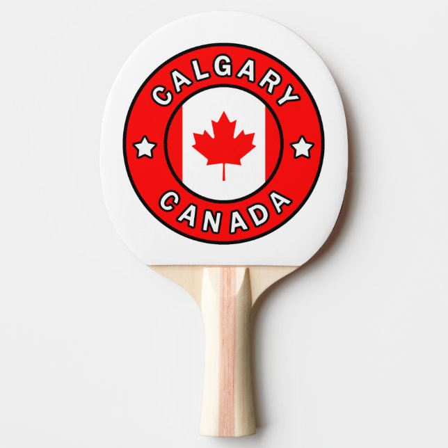 Calgary Canada Tischtennis Schläger (Vorderseite)