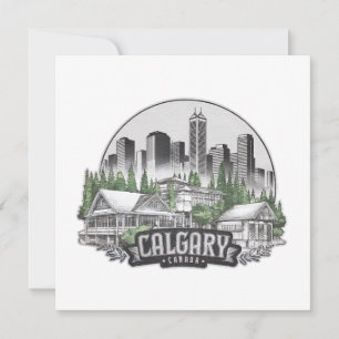 Calgary City Kanada USA Einladung