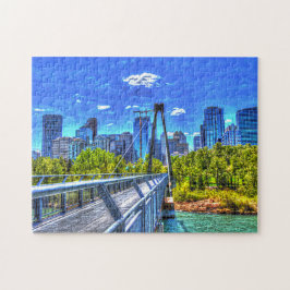 Calgary City Skyline. Puzzle