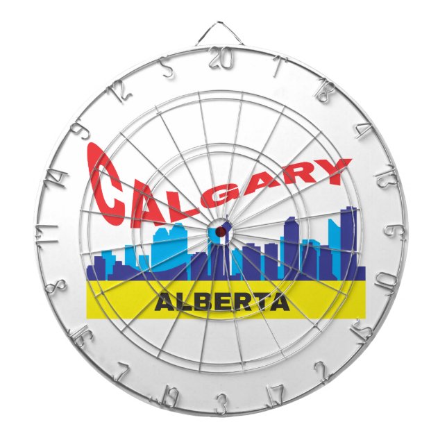 Calgary Dartscheibe (vorne)