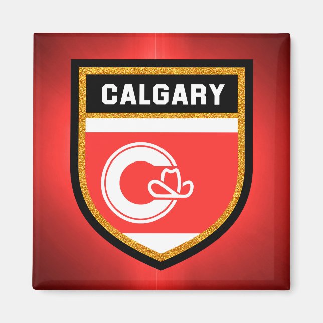 Calgary Flag Magnet (Vorne)