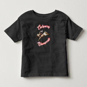 Calgary Kanada Hourse Juli Reiter Calgary Stampede Kleinkind T-shirt