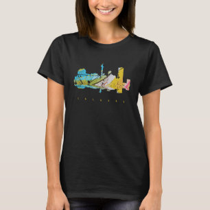 Calgary Kanada modernes Stadtbild Reise-T-Shirt T-Shirt