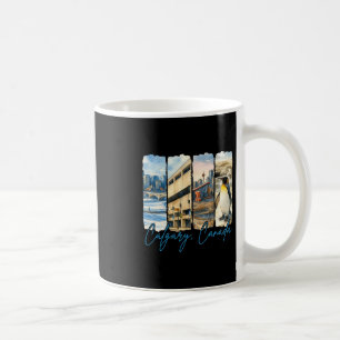 Calgary Kanada Reisende Reise Pinselstrich Souveni Kaffeetasse