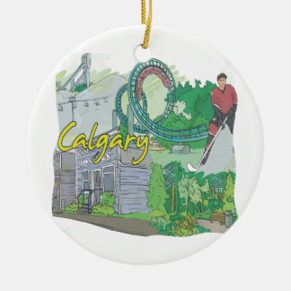 Calgary Keramik Ornament