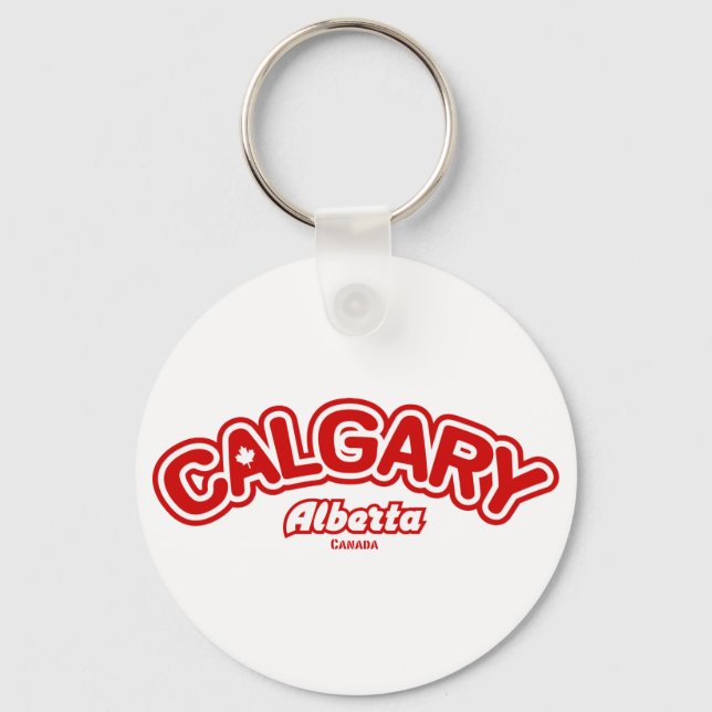 Calgary Leaf Schlüsselanhänger (Vorderseite)