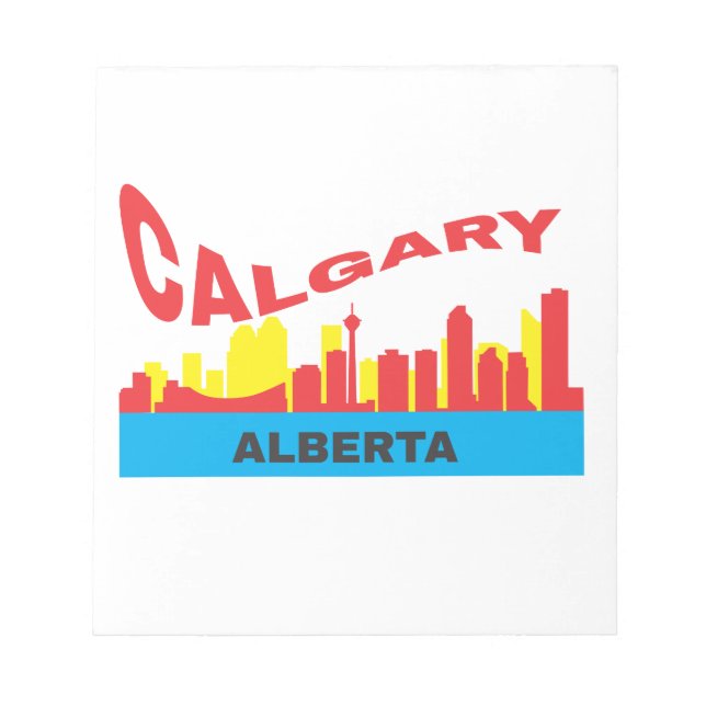 Calgary Notizblock (Vorderseite)