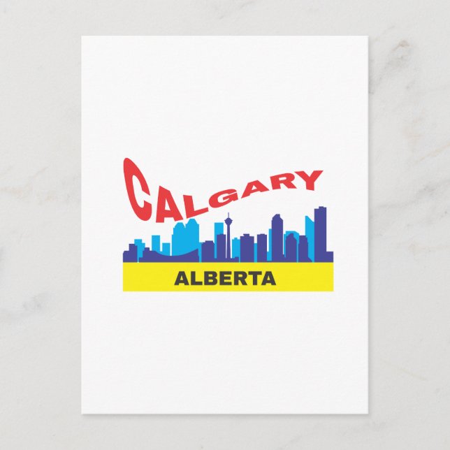 Calgary Postkarte (Vorderseite)