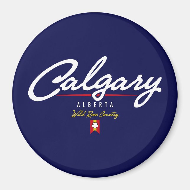 Calgary Script Magnet (Vorne)