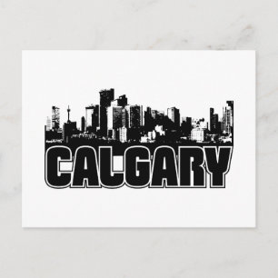 Calgary Skyline Postkarte