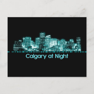 Calgary Skyline Postkarte