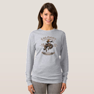 Calgary Stampede Rodeo Langschläfchen für Frauen T-Shirt