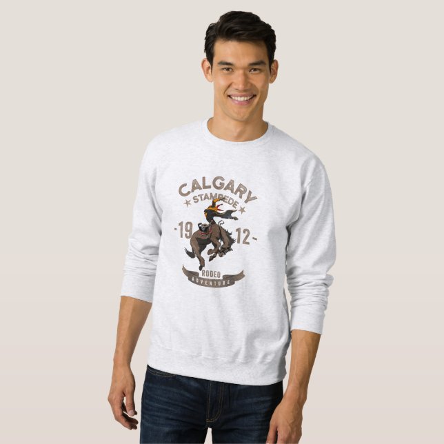 Calgary Stampede Rodeo | Männerpullover Sweatshirt (Vorne ganz)