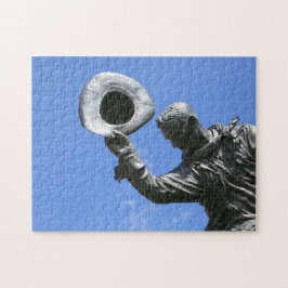 Calgary Stampede Statue. Puzzle