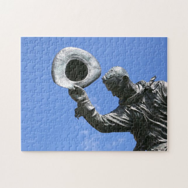 Calgary Stampede Statue. Puzzle (Horizontal)