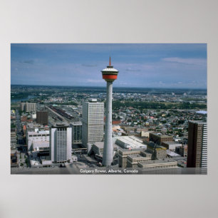 Calgary-Turm, Alberta, Kanada Poster
