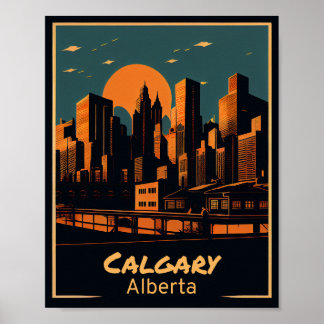 Calgary Vintag Art Poster
