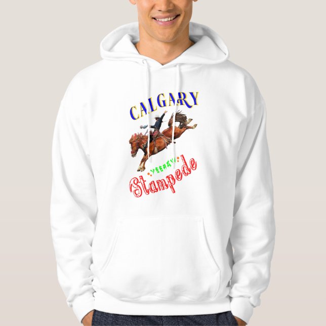 Calgary Yeehaw Stampede Hoodie (Vorderseite)
