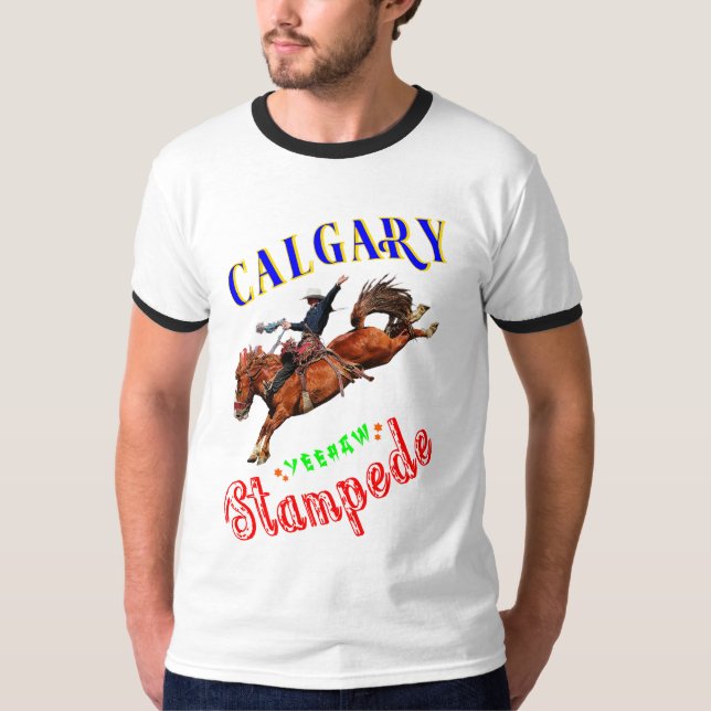 Calgary Yeehaw Stampede T-Shirt (Vorderseite)