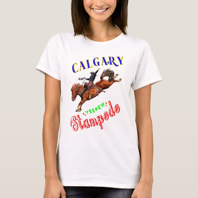 Calgary Yeehaw Stampede T-Shirt (Vorderseite)