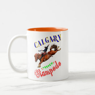 Calgary Yeehaw Stampede Zweifarbige Tasse