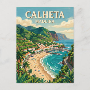 Calheta Portugal Postkarte