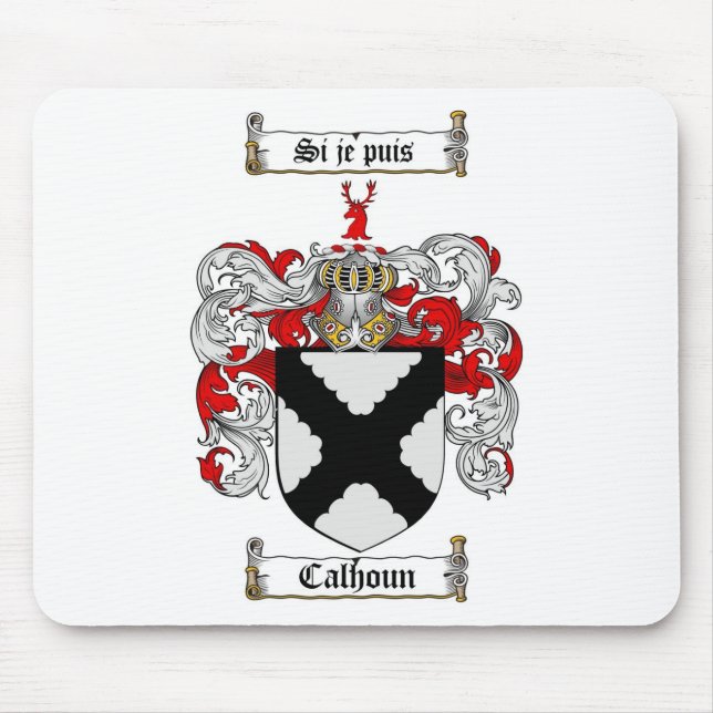 CALHOUN FAMILIENWAPPEN - CALHOUN WAPPEN MOUSEPAD (Vorne)