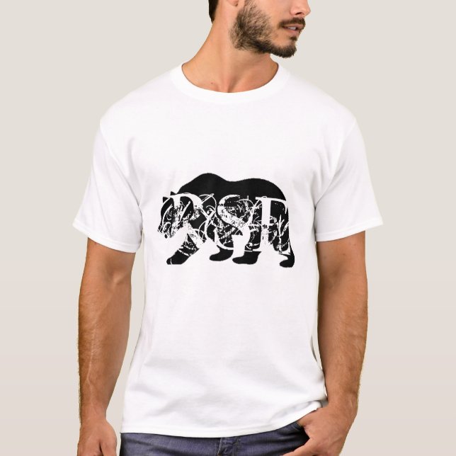 Cali Bear/RSE (weißes T-Shirt) T-Shirt (Vorderseite)