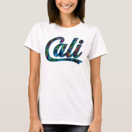 Cali Bold Script-Logo (Farbige Krawatte-Färbung) T-Shirt