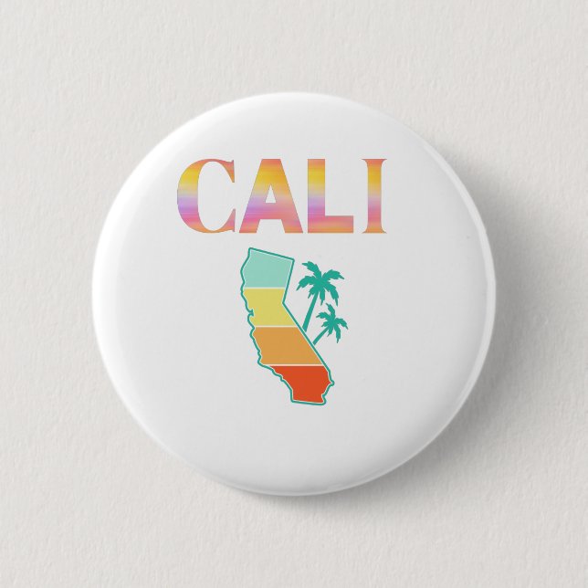 Cali California Button (Vorderseite)