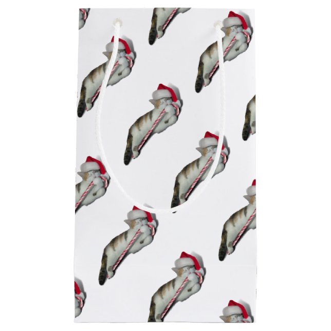 Cali, die Weihnachtscreme Cane Kitty Kleine Geschenktüte (Vorderseite)