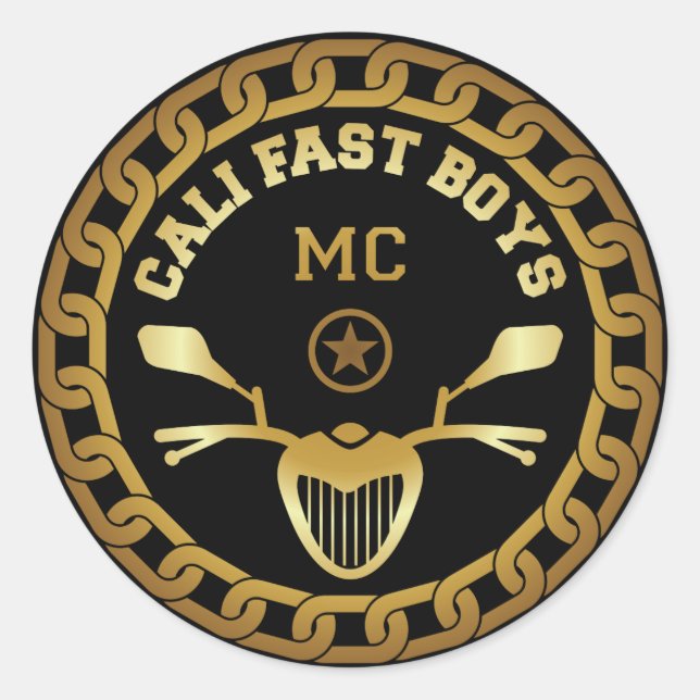 Cali Fast Boys Sticker (Vorderseite)