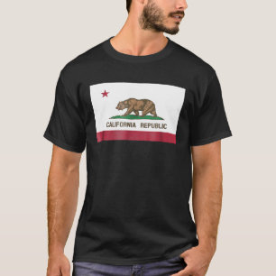 Cali Flag in der Republik Kalifornien NorCal SoCal T-Shirt