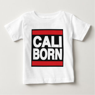 Cali geborenes Rot Baby T-shirt